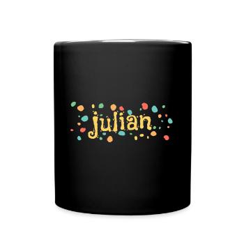 julian - Tasse einfarbig - Schwarz - Vorne