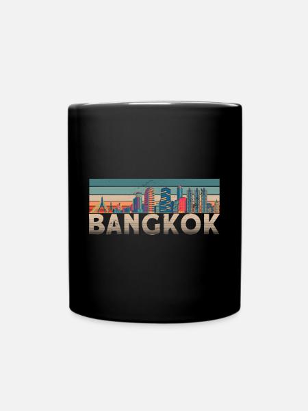 Thailand - Tasse einfarbig - Schwarz