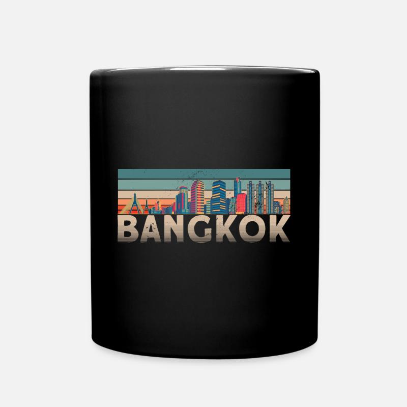 Thailand - Tasse einfarbig - Schwarz