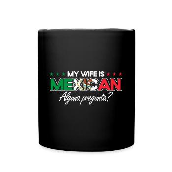 Mexiko Mexikanische Wurzeln Geschenk - Tasse einfarbig - Schwarz - Vorne