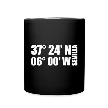 Seville Coordinates - Full Colour Mug - black - Front