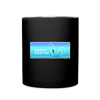 Happy Easter with Easter - Full Colour Mug - black - Front