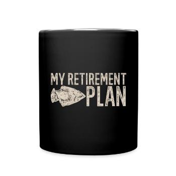 Arrowhead Hunting Arrowhead Collector - Full Colour Mug - black - Front