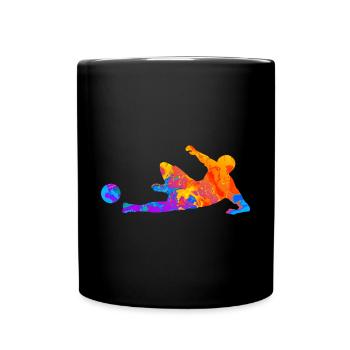 Footballeur Krätsche Football Club - Mug uni - noir - Devant