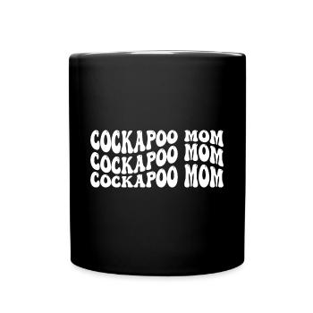 Cockapoo Mom - Tasse einfarbig - Schwarz - Vorne