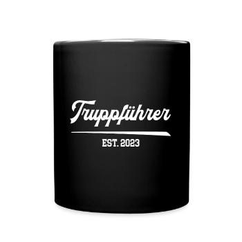 Truppführer 2023 Freiwillige Feuerwehr Dienstgrad - Tasse einfarbig - Schwarz - Vorne