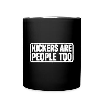 Les kickers sont aussi des gens 21 - Mug uni - noir - Devant