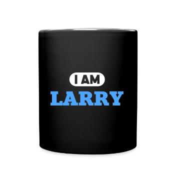 Larry Name Saying für stolze Larrys - Tasse einfarbig - Schwarz - Vorne