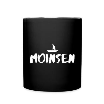 Oldenburg Oldenburger Norden Norddeutschland Moin - Tasse einfarbig - Schwarz - Vorne