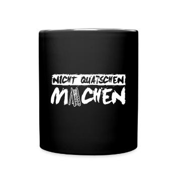 Maler, Lackierer, Spruch, Baustelle, Motivation - Tasse einfarbig - Schwarz - Vorne