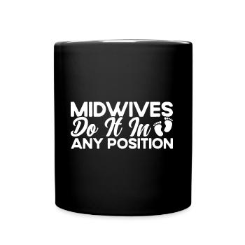 Obstétricien Sage-femme LD Travail Cadeau - Mug uni - noir - Devant