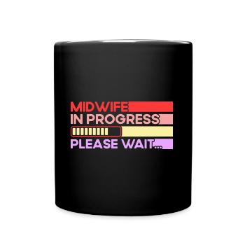 Doula Obstétricien Cadeau - Mug uni - noir - Devant