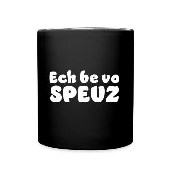 Speuz - Tasse einfarbig - Schwarz - Vorne