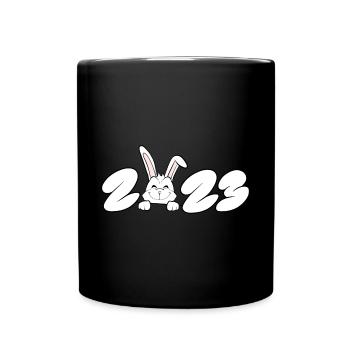L’année du lièvre 2023 - Mug uni - noir - Devant