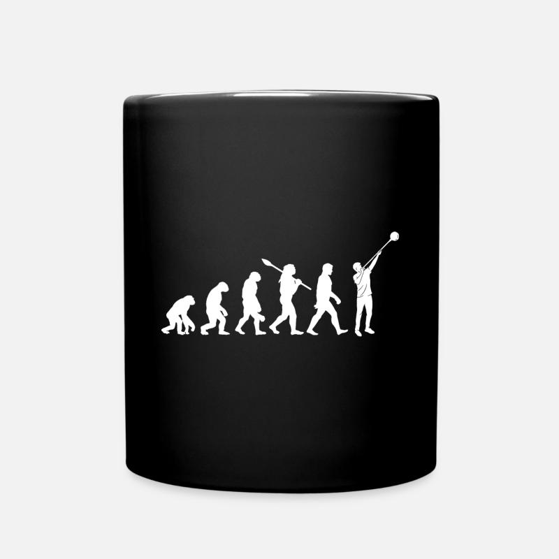 Artiste de verre soufflant de verre Evolution - Mug uni - noir