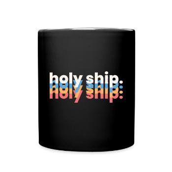 Kreuzfahrt Kreuzfahrtschiff Urlaub Reise Boot - Tasse einfarbig - Schwarz - Vorne