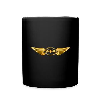 Drone Flying - Drone Pilot - Full Colour Mug - black - Front