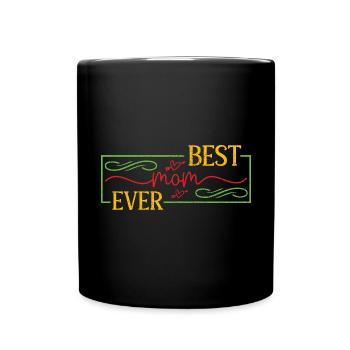 Mom Mom Mother's Day - Mother's Day Design - Full Colour Mug - black - Front