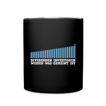 Dividend investors know what is meant - Full Colour Mug - black - Front