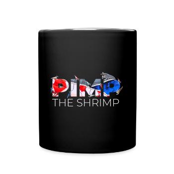Shrimp Fan Pet Design for proud Shrimp fans - Full Colour Mug - black - Front