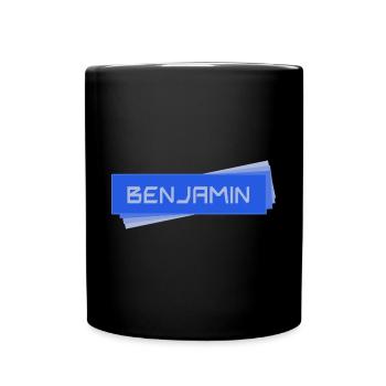 Nameplate Benjamin - Full Colour Mug - black - Front