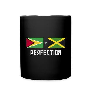 Guyana Flag Guyanese Guyana - Full Colour Mug - black - Front