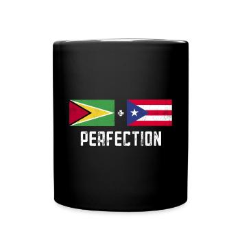Guyana Flag Guyanese Guyana - Full Colour Mug - black - Front