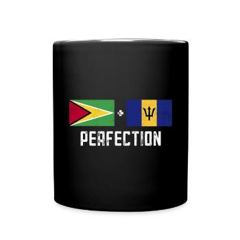 Guyana Flag Guyanese Guyana - Full Colour Mug - black - Front