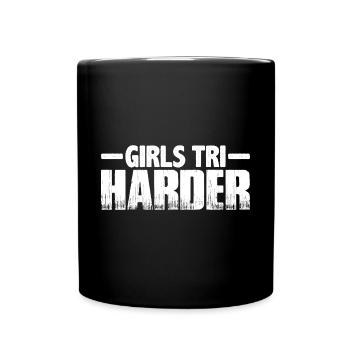 Filles Tri 7 - Mug uni - noir - Devant