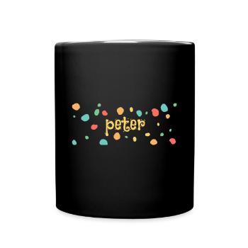 Blot peter - Mug uni - noir - Devant