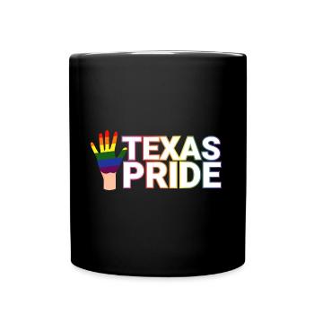 Pride Regenbogenflagge Design für stolze LGBT+ - Tasse einfarbig - Schwarz - Vorne