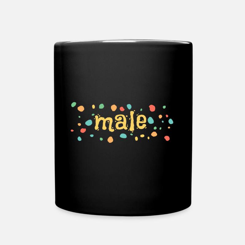 Geschenk für malte - Tasse einfarbig - Schwarz