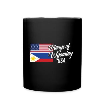 Philippins par Wyoming Design pour Proud Fil-Ams - Mug uni - noir - Devant