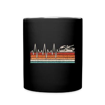 Tanker Heartbeat - Full Colour Mug - black - Front
