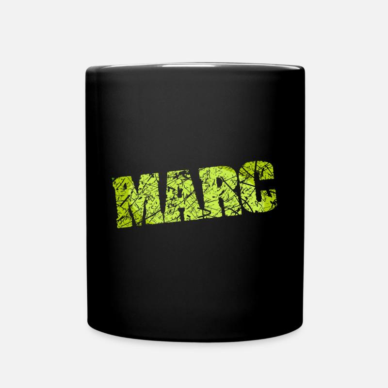 Marc als Marc - Tasse einfarbig - Schwarz