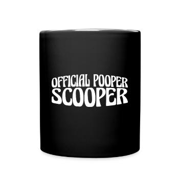 Official Pooper Scooper 62 - Tasse einfarbig - Schwarz - Vorne