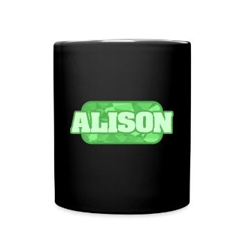 Gift for Alison - Full Colour Mug - black - Front