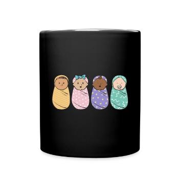 Infirmière Bébé Maternité Infirmière - Mug uni - noir - Devant