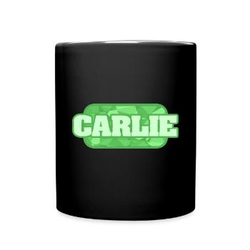 Carlie als Gesundheit - Tasse einfarbig - Schwarz - Vorne