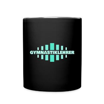 Gymnastics teacher as a profession - Full Colour Mug - black - Front