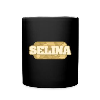 Selina - Tasse einfarbig - Schwarz - Vorne