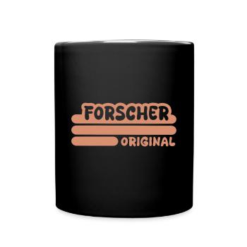 Forscher als Beruf - Tasse einfarbig - Schwarz - Vorne
