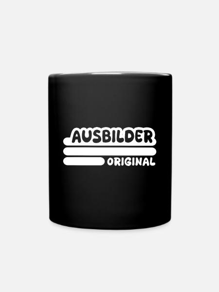 Geschenk für Ausbilder - Tasse einfarbig - Schwarz