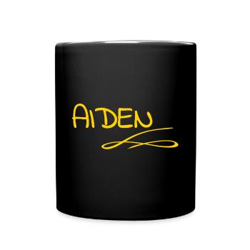 Aiden - Mug uni - noir - Devant