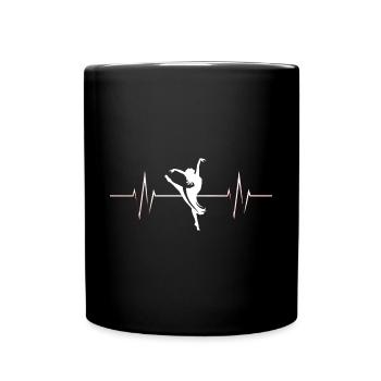 Zouk-Tanz-Geschenk - Tasse einfarbig - Schwarz - Vorne