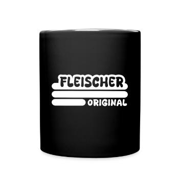 Profession : Boucher - Mug uni - noir - Devant