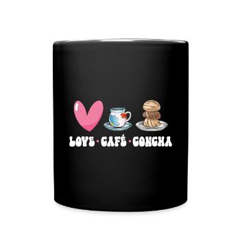 Concha Hispanique Mexicain Pan Dulce - Mug uni - noir - Devant
