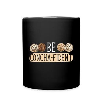 Concha Hispanic Mexican Pan Dulce - Full Colour Mug - black - Front