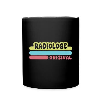 Vorname Radiologe - Tasse einfarbig - Schwarz - Vorne