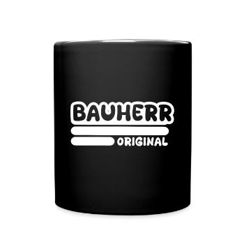 Occupation: Builder - Full Colour Mug - black - Front